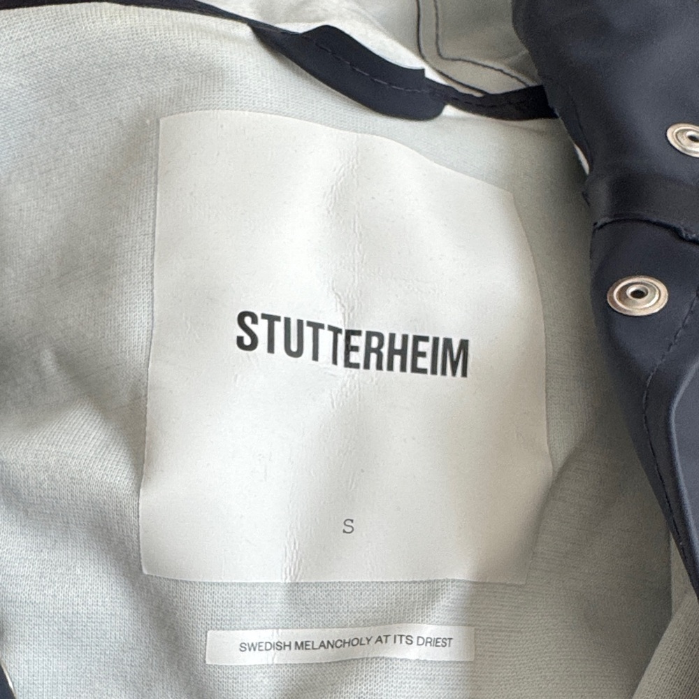 Stutterheim Dark Blue Rain Jacket